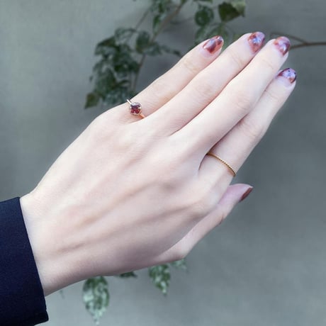 perfume bottle series　earcuff Msize＜garnet＞