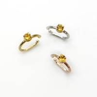 perfume bottle series　earcuff Ssize＜citrine＞