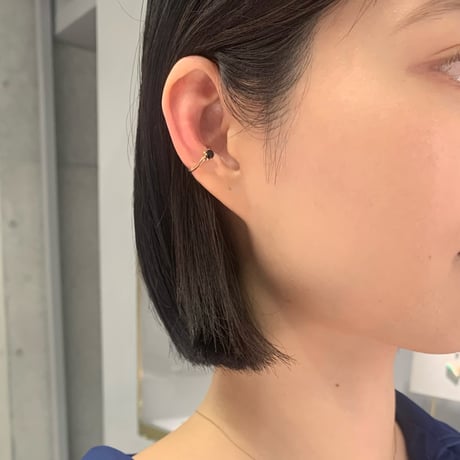 perfume bottle series　earcuff Ssize＜onyx＞