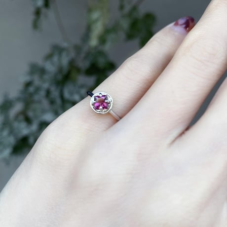 perfume bottle series　earcuff Msize＜rhodolite garnet＞