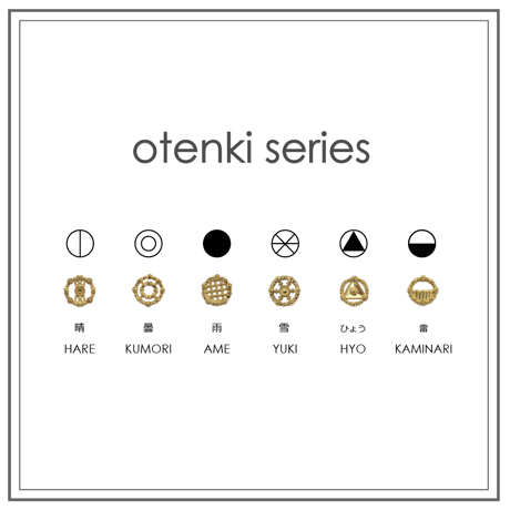 otenki series　pierce HARE（片耳）