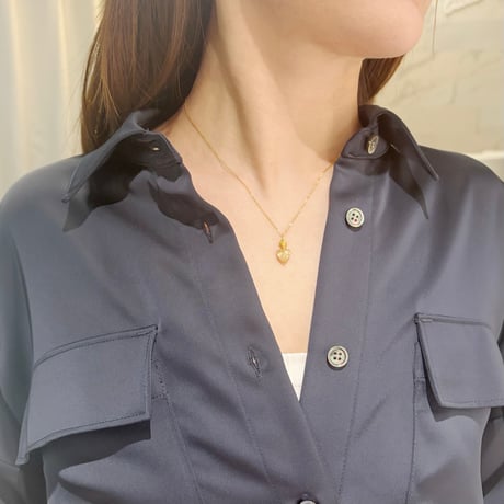perfume bottle series　necklace ＜rutile quartz＞