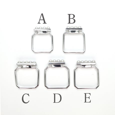 perfume bottle series　ring＜freshwater pearl＞