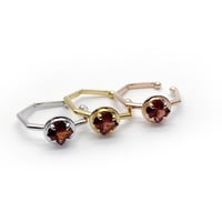 perfume bottle series　earcuff Msize＜garnet＞