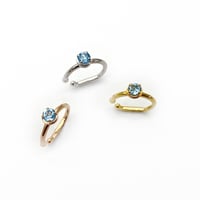 perfume bottle series　earcuff Ssize＜swiss blue topaz＞