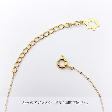 perfume bottle series　necklace＜prehnite＞