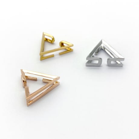 cross section series　triangle earcuff