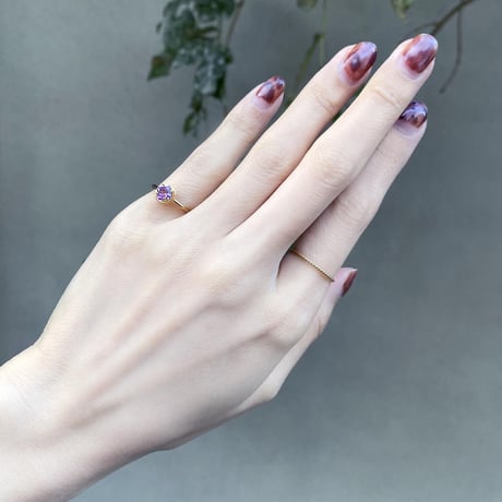 perfume bottle series　earcuff Msize＜amethyst＞