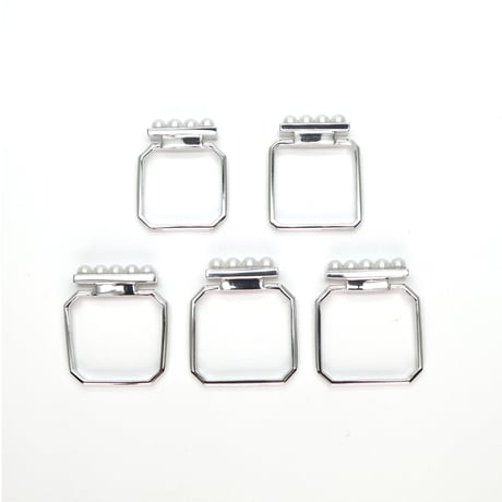 perfume bottle series　ring＜freshwater pearl＞