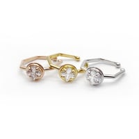 perfume bottle series　earcuff Msize＜cubic zirconia＞