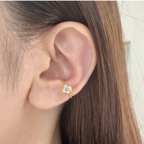 perfume bottle series　earcuff Msize＜royal blue moonstone＞