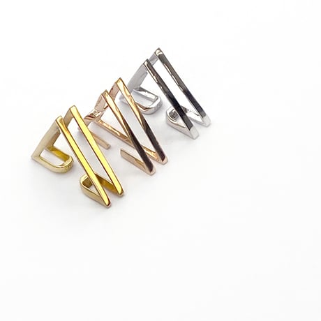 cross section series　triangle earcuff