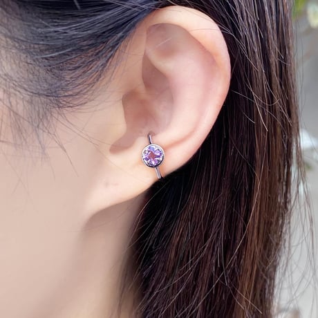 perfume bottle series　earcuff Msize＜amethyst＞