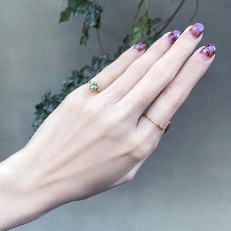 perfume bottle series earcuff Msize＜swiss blue