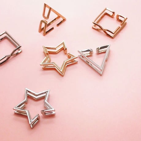 cross section series　triangle earcuff