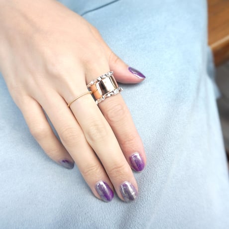 wrinkle series　ring(wide band)
