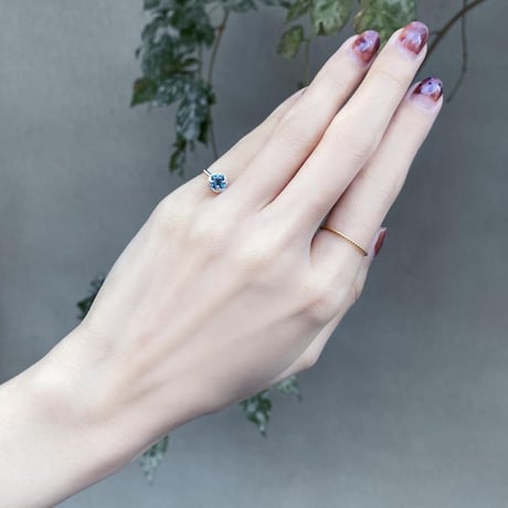 perfume bottle series　earcuff Msize＜london blue topaz＞