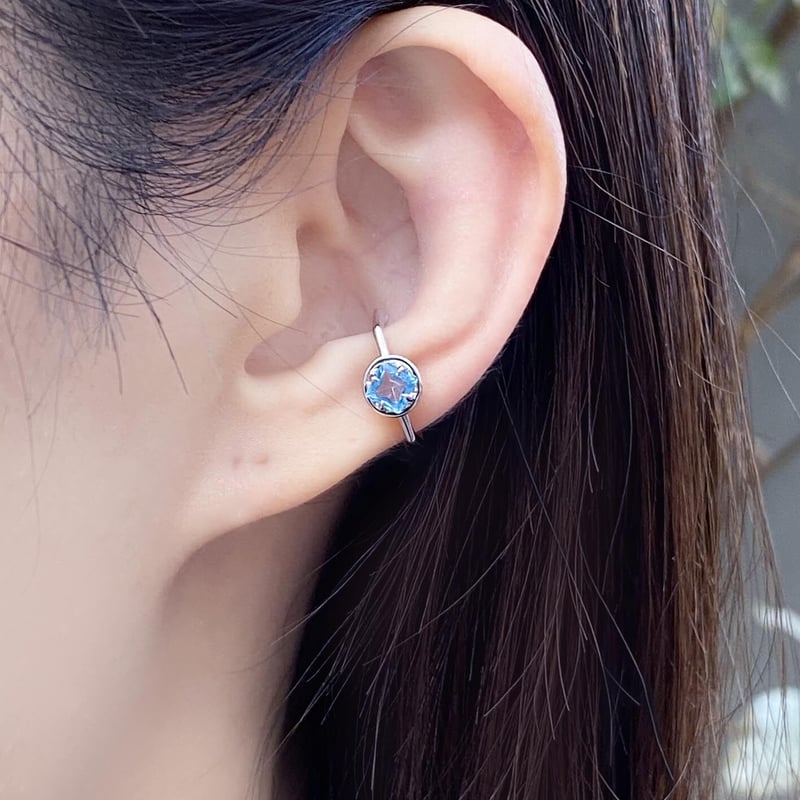 perfume bottle series earcuff Msize＜swiss blue