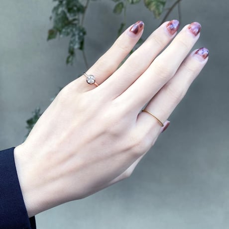 perfume bottle series　earcuff Msize＜cubic zirconia＞
