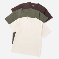 Saturdays NYC / 3Pack T-Shirt Ecru(キナリ)
