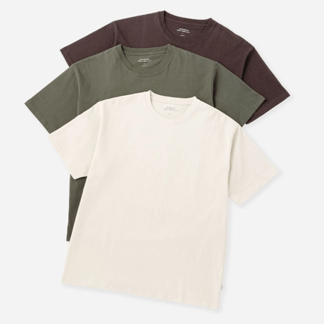 Saturdays NYC / 3Pack T-Shirt Ecru(キナリ)
