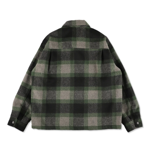 WIND AND SEA / Shaggy Plaid Shirt Jacket | KNOW