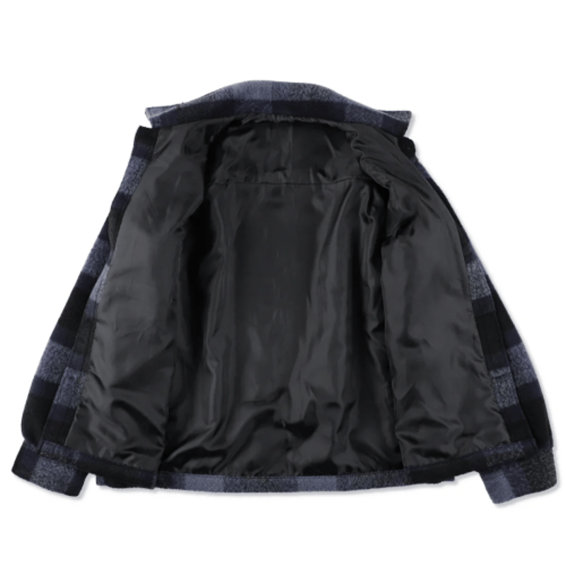 WIND AND SEA / Shaggy Plaid Shirt Jacket | KNOW