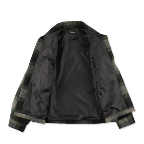 WIND AND SEA / Shaggy Plaid Shirt Jacket | KNOW