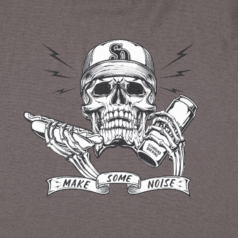 AH / SD MAKE SOME NOISE T CHARCOAL サイズXL AH / SD Make Some Noise T | KNOWLEDGE