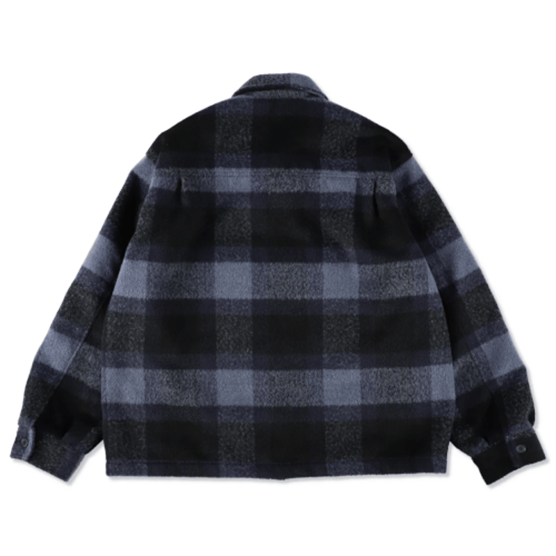 WIND AND SEA / Shaggy Plaid Shirt Jacket | KNOW
