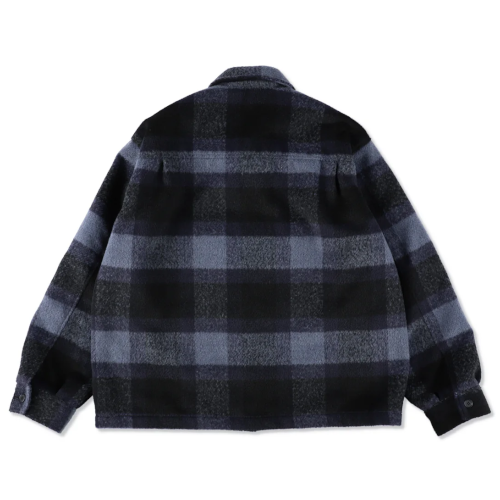 WIND AND SEA / Shaggy Plaid Shirt Jacket | KNOW