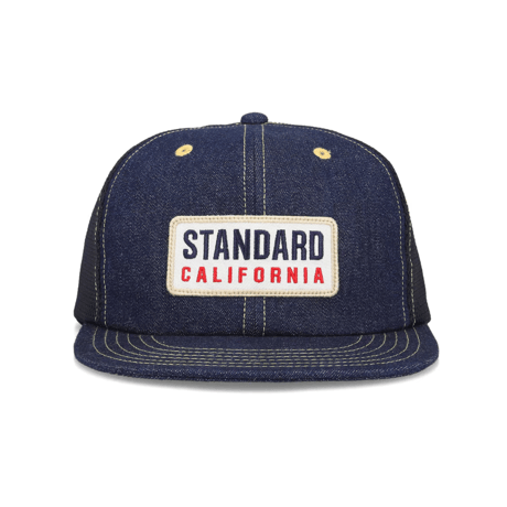 Standard California / SD Box Logo Patch Denim Mesh Cap