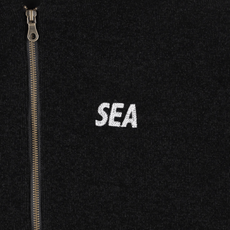 WIND AND SEA / Mole Knit Zip Up Hooded Sweatshi