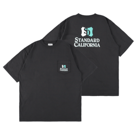 Standard California / SD Heavyweight Shield Logo Pocket T