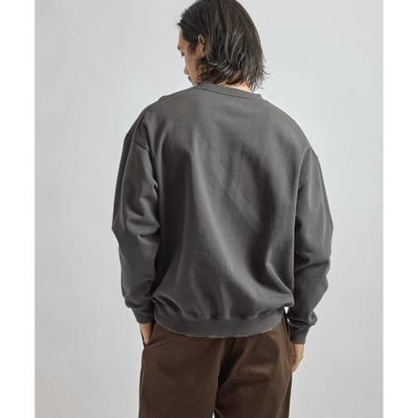 Saturdays NYC / Bowery Garment Dyed Slash Sweatshirt