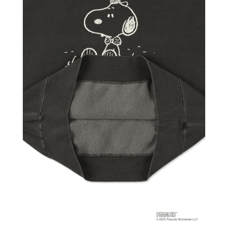 SMOOTHY x WDS Snoopy Pigment Crewneck Sweatshirt