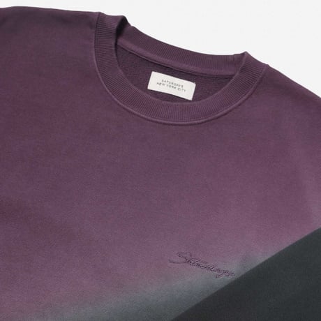 Saturdays NYC / HEAVY WEIGHT STEP DYEING SWEAT