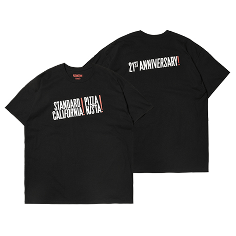 Standard California / PIZZANISTA! × SD 21st Anniv. Logo T