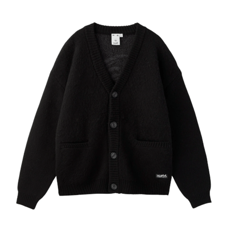 X-girl / FACE JACQUARD KNIT CARDIGAN | KNOWLEDGE