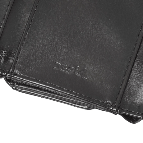 X-girl / TONAL OVAL LOGO BUCKLE FAUX LEATHER MINI WALLET