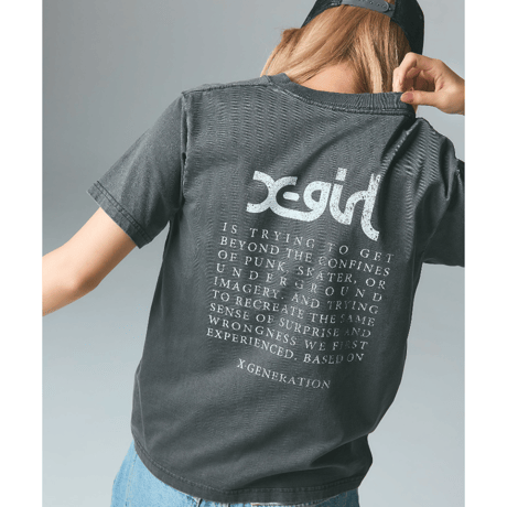 X-girl / FADED FACE S/S TEE
