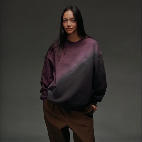 Saturdays NYC / HEAVY WEIGHT STEP DYEING SWEAT