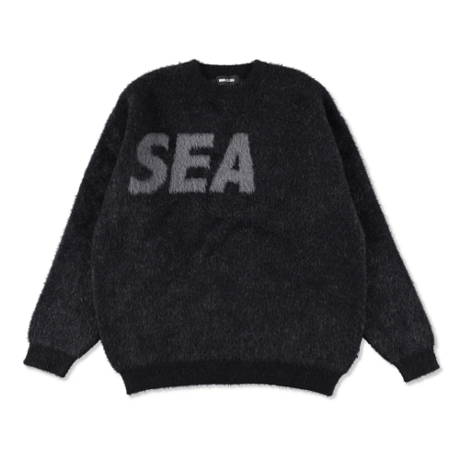 WIND AND SEA / Shaggy BIGSEA Knit Sweater
