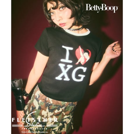 X-girl / X-girl × BETTY BOOP(TM) S/S BABY TEE