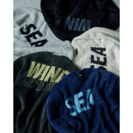 WIND AND SEA / Shaggy BIGSEA Knit Sweater