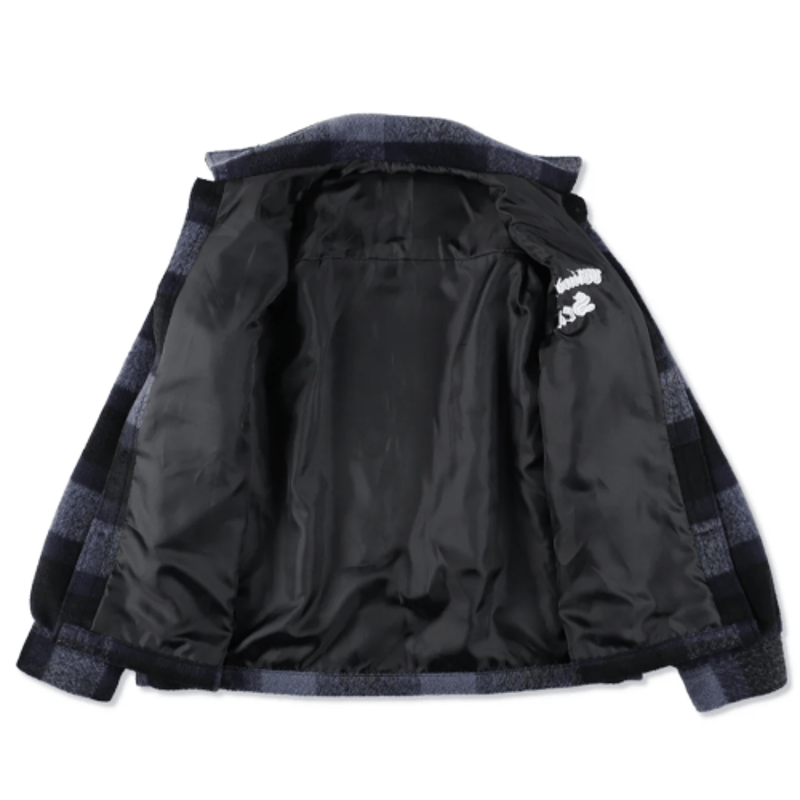 WIND AND SEA / Shaggy Plaid Shirt Jacket | KNOW