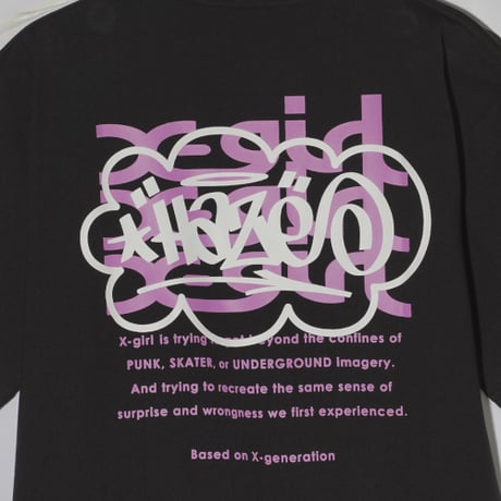 X-girl × HAZE S/S TEE