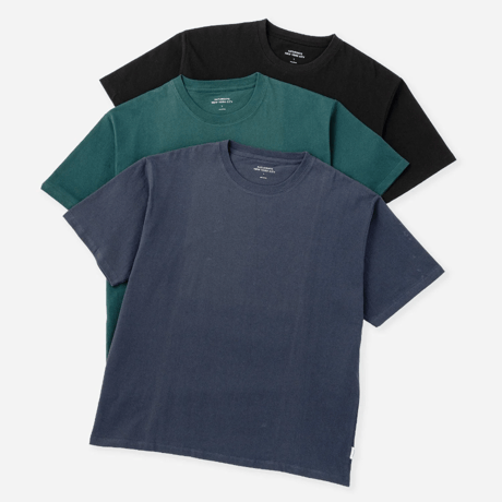 Saturdays NYC / 3Pack T-Shirt3 Faded Black(スミクロ)