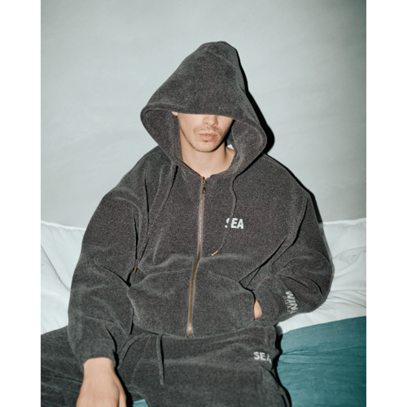 WIND AND SEA / Mole Knit Zip Up Hooded Sweatshi