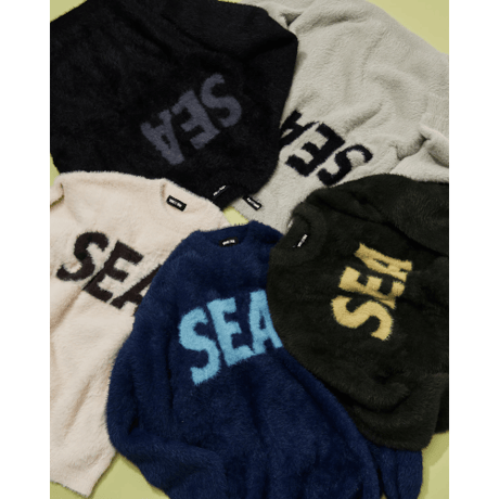 WIND AND SEA / Shaggy BIGSEA Knit Sweater
